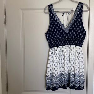 aeropostale deep vneck mini dress//tunic